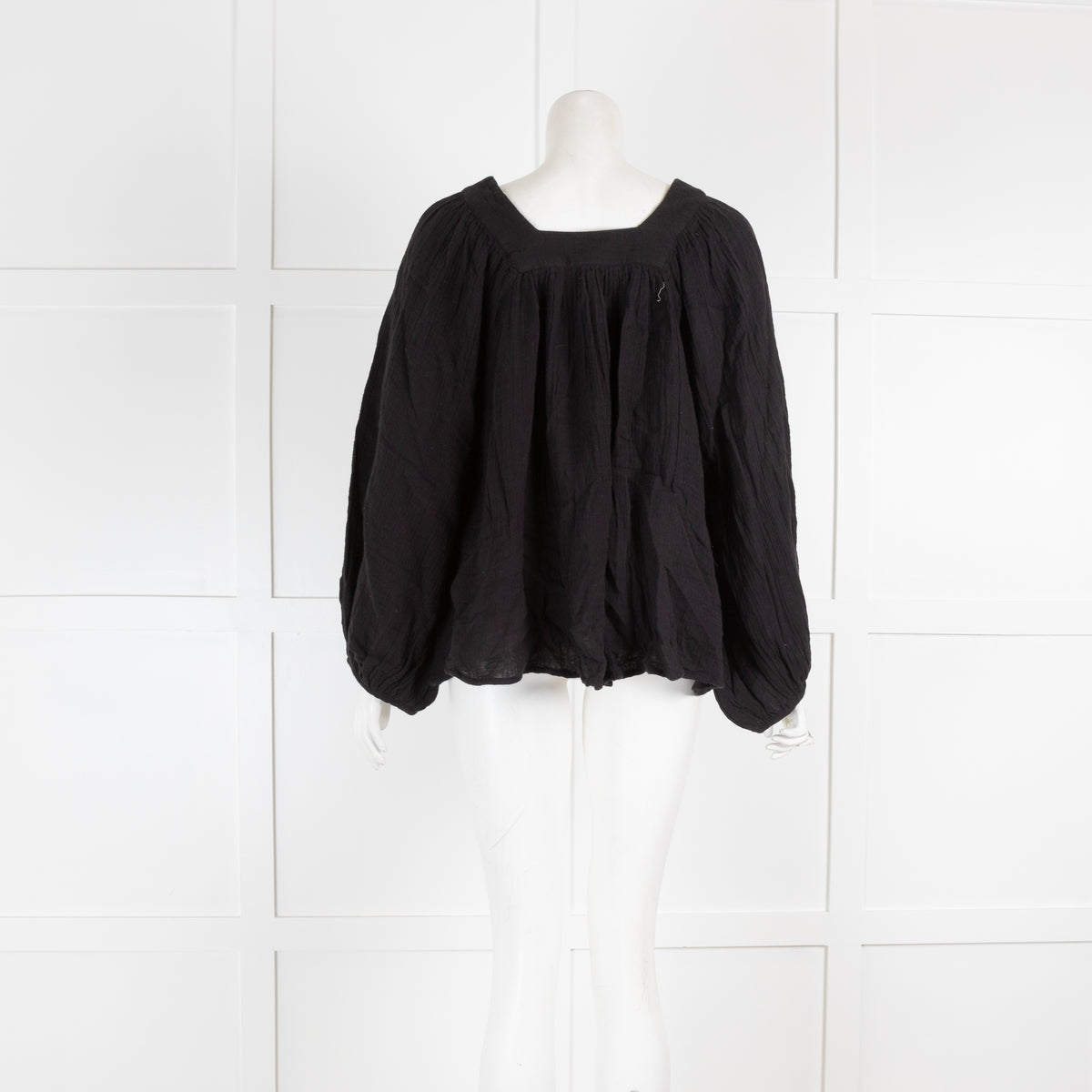 Anaak Black Cheesecloth Blouse