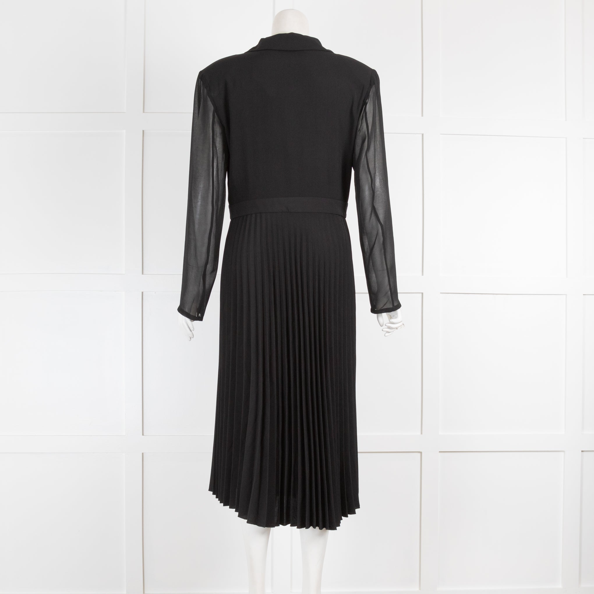 Clothing Dresses Robe Sandro Peace And Love Sandro Black Pleated