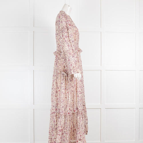 Isabel Marant Etoile Floral Pink Maxi Dress