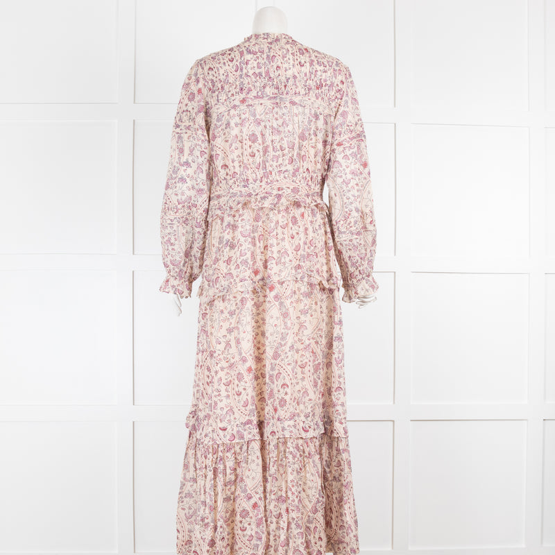 Isabel Marant Etoile Floral Pink Maxi Dress