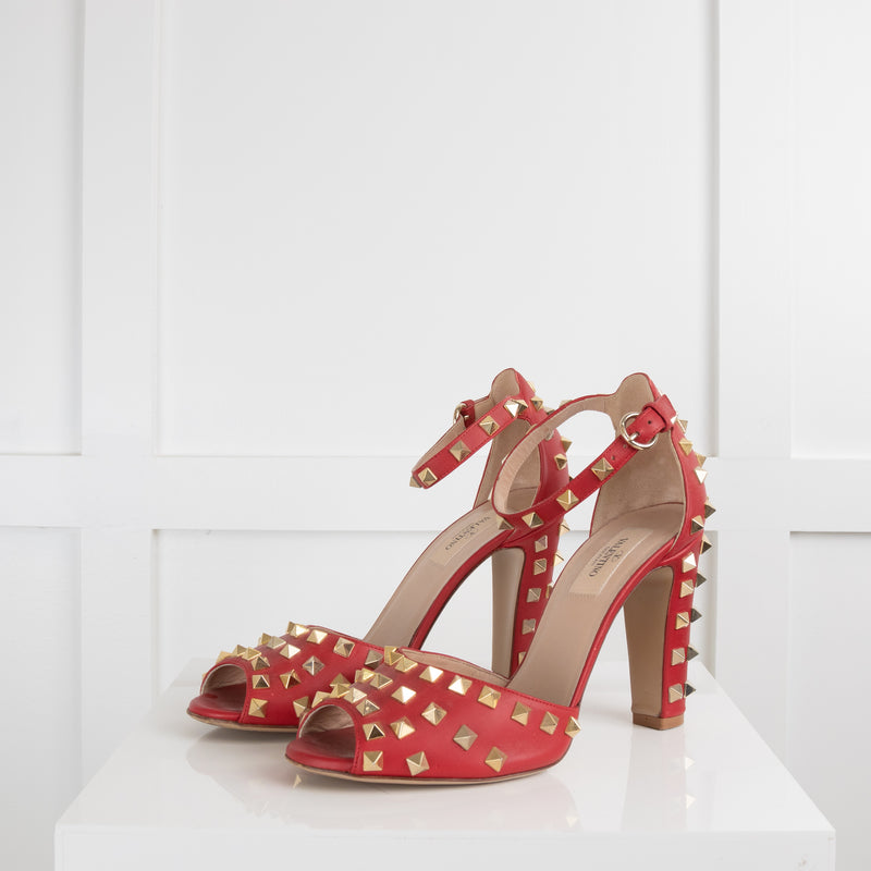 Valentino Red Studded Heels