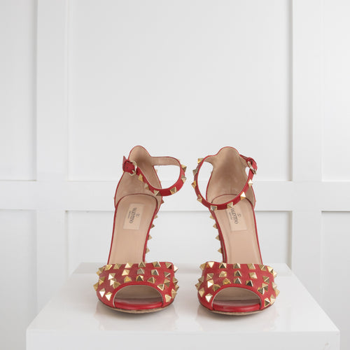 Valentino Red Studded Heels