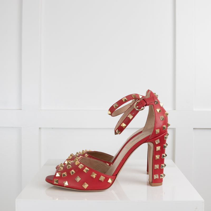 Valentino Red Studded Heels