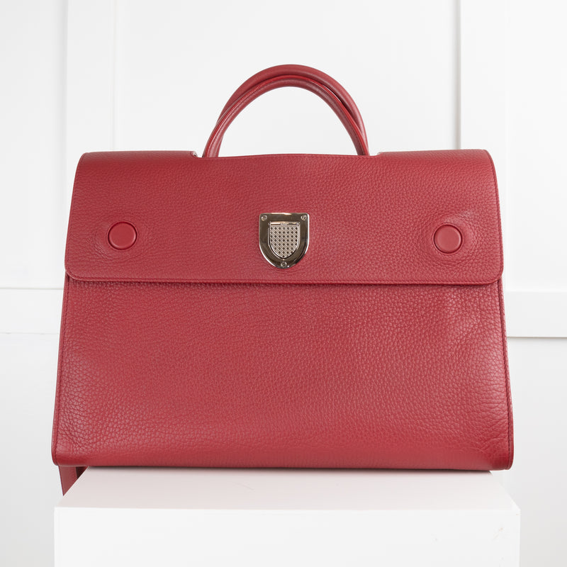 Christian Dior Diorever Large Burgundy Bag
