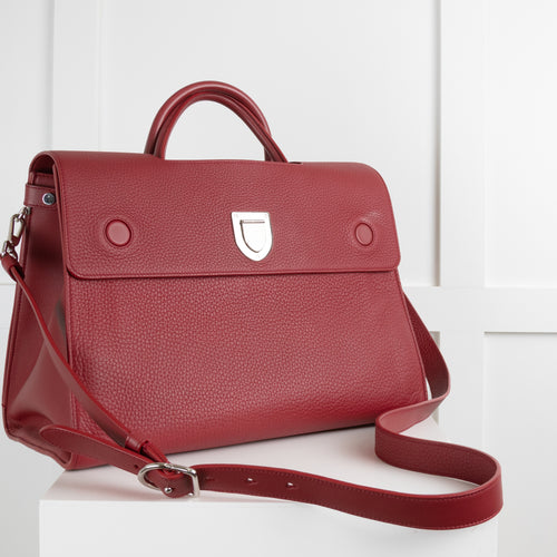 Christian Dior Diorever Large Burgundy Bag