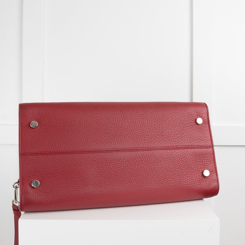 Christian Dior Diorever Large Burgundy Bag