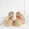 Castaner Espadrilles Gold Sparkle Wedges