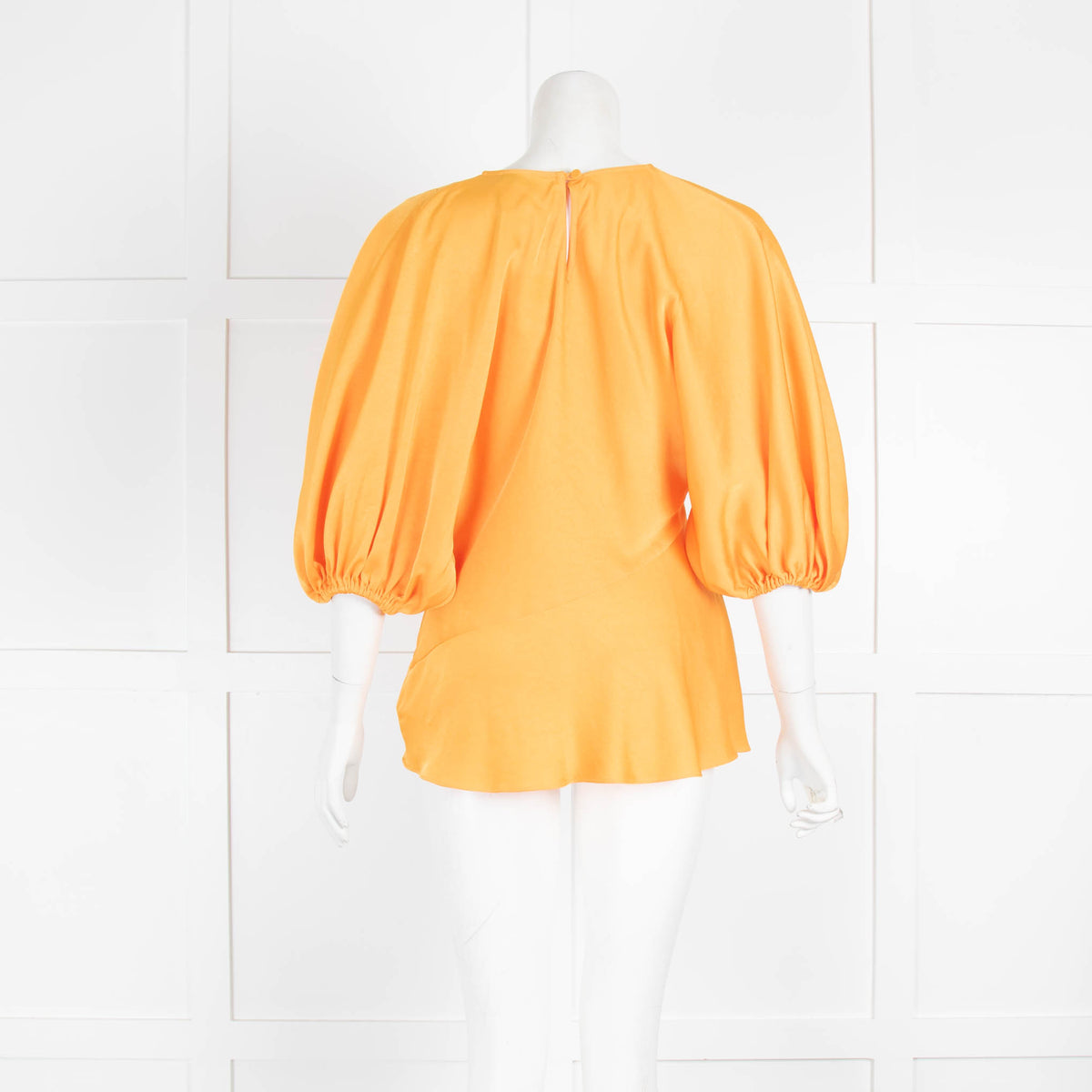 Stine Goya Orange Short Wide Sleeve Top