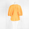 Stine Goya Orange Short Wide Sleeve Top