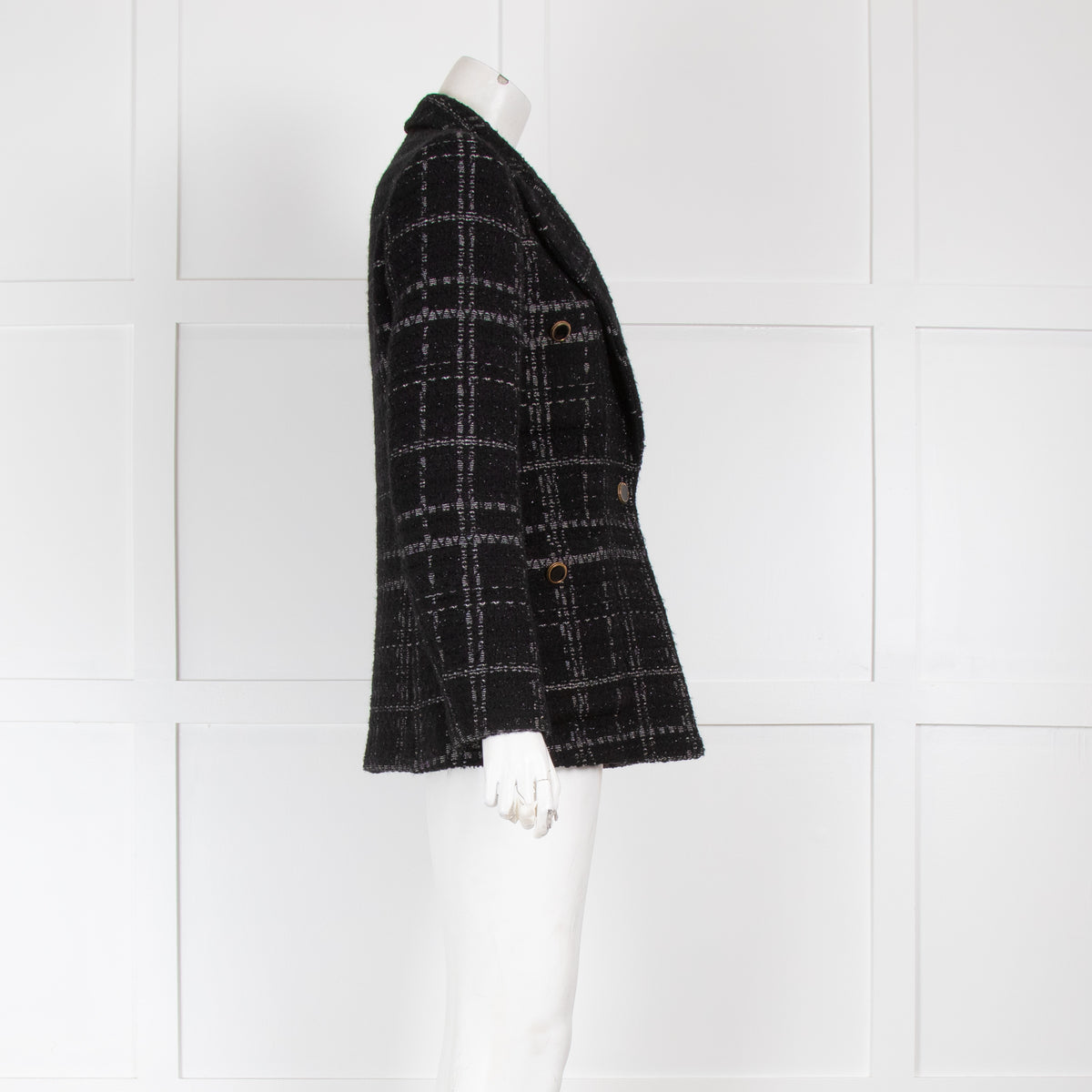 Sandro Metallic Tweed Blazer