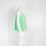 Nation Los Angeles Green Cheesecloth Vest Top