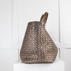 Bottega Veneta Bronze Cabat Leather Tote