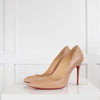 Christian Louboutin Nude Pointed Toe Court Shoe