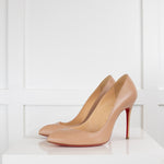 Christian Louboutin Nude Pointed Toe Court Shoe