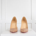 Christian Louboutin Nude Pointed Toe Court Shoe