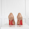 Christian Louboutin Nude Pointed Toe Court Shoe