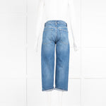 Raey Blue Cropped  Boyfriend Jeans
