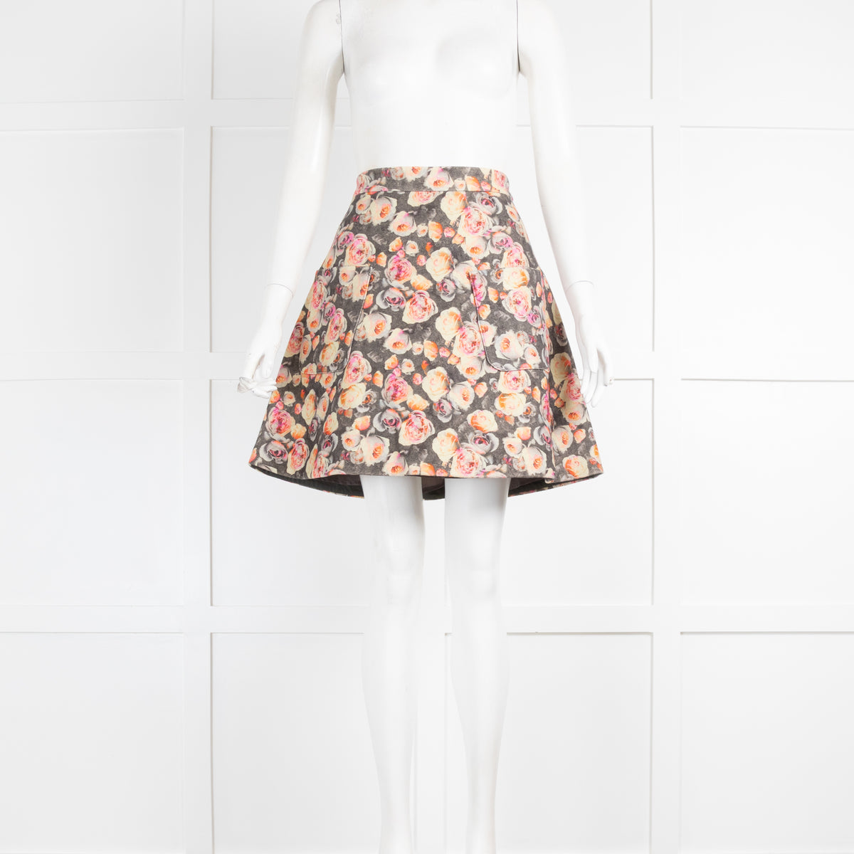 Markus Lupfer Floral A Line Skirt