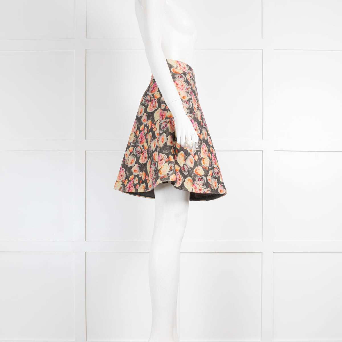 Markus Lupfer Floral A Line Skirt