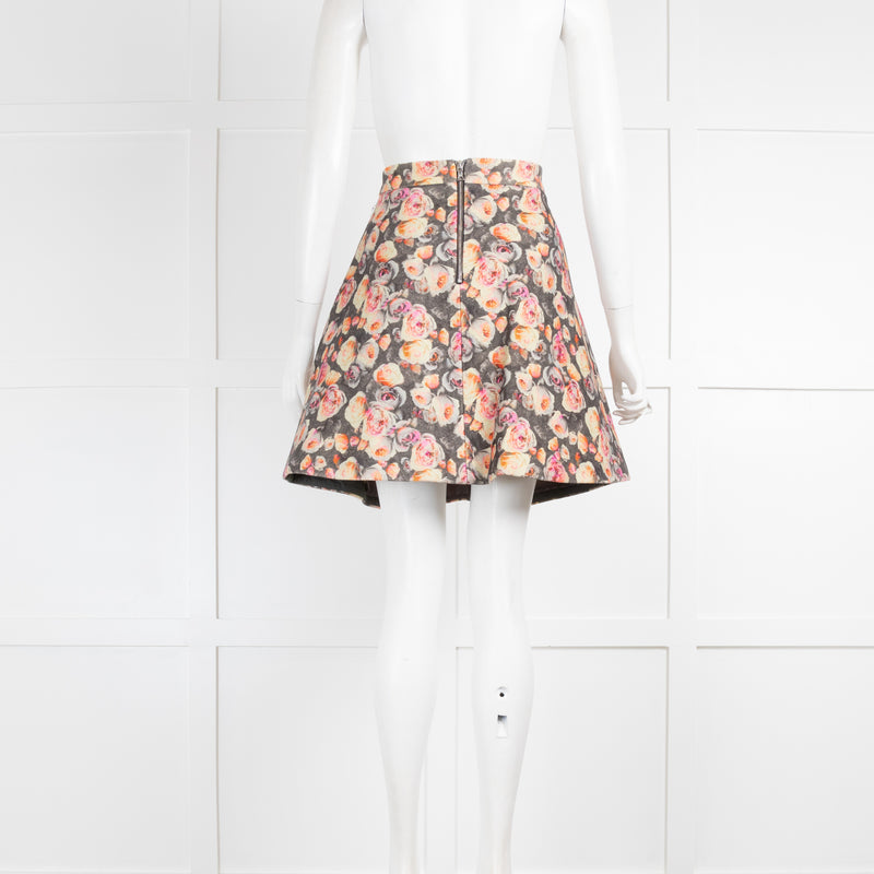 Markus Lupfer Floral A Line Skirt
