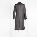 Max Mara Studio Black Linen Shirt Dress