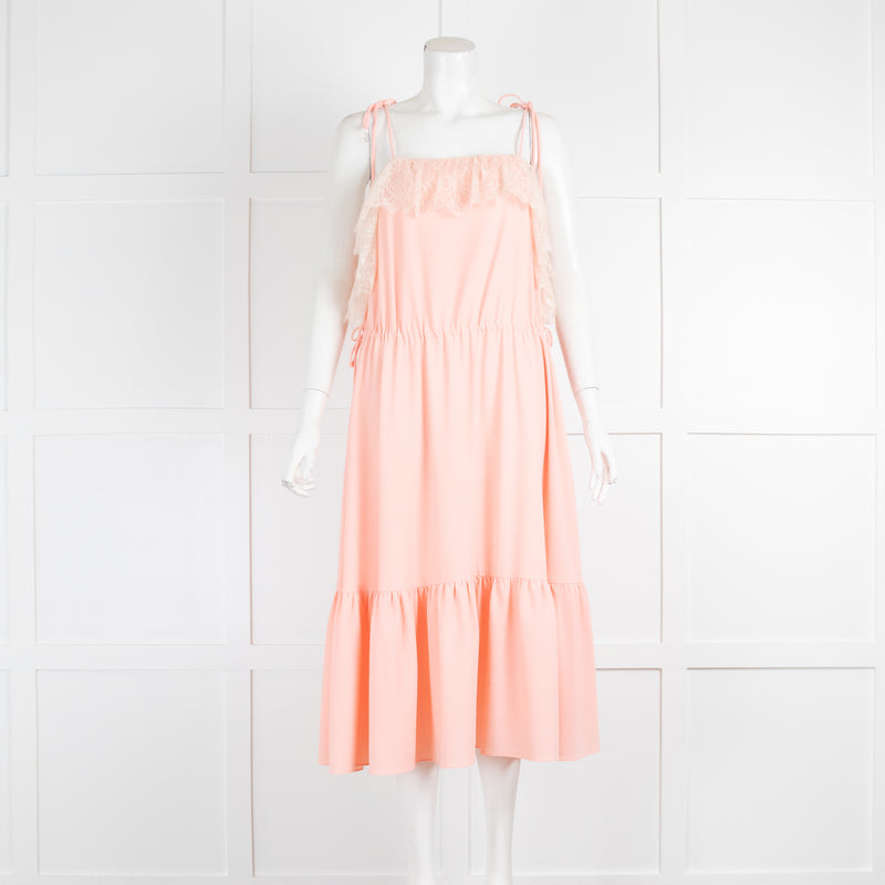 Twinset Pink Lace Dress