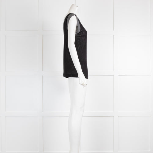 Dolce & Gabbana Black Thin Knit Vest