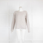 360 Cashmere Light Grey Ambriellie Cashmere Jumper