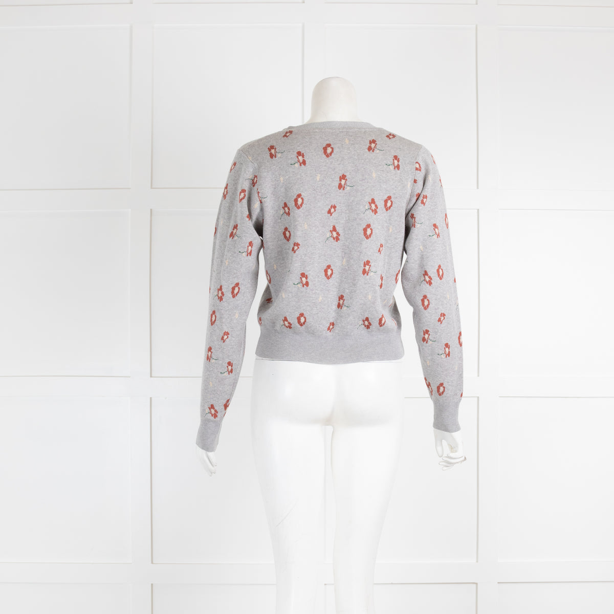 Autumn Cashmere Grey V Neck Cardigan