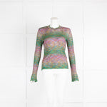 Marques Almeida Multi Coloured Stretch Knit Top