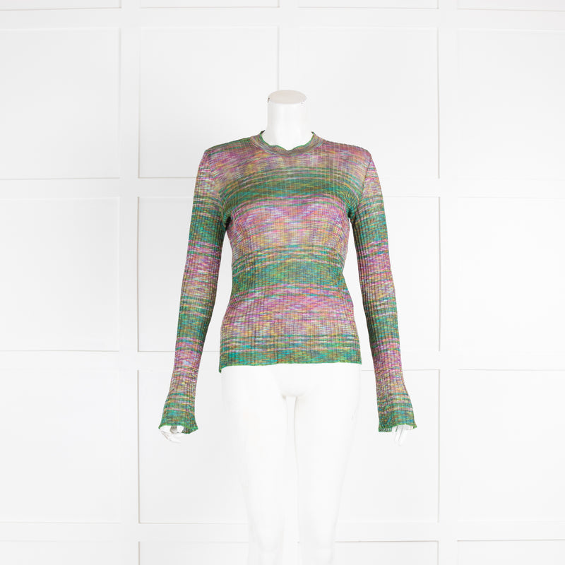 Marques Almeida Multi Coloured Stretch Knit Top