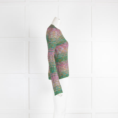 Marques Almeida Multi Coloured Stretch Knit Top