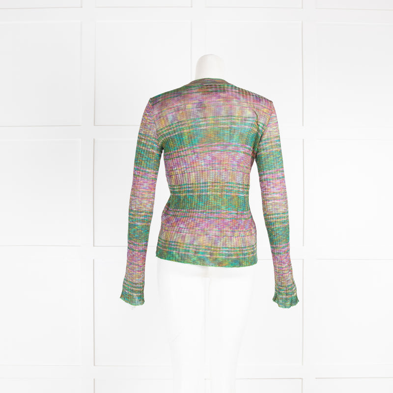 Marques Almeida Multi Coloured Stretch Knit Top