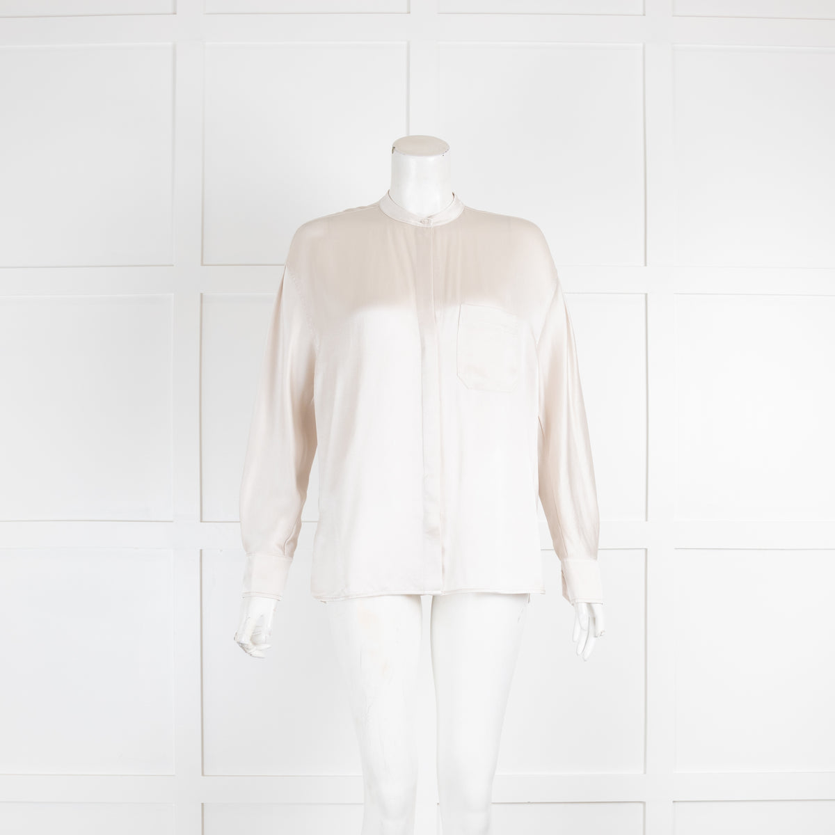 Vince Silk Oyster Shirt