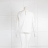 Marella Cream Broderie Top With Embellished Neckline