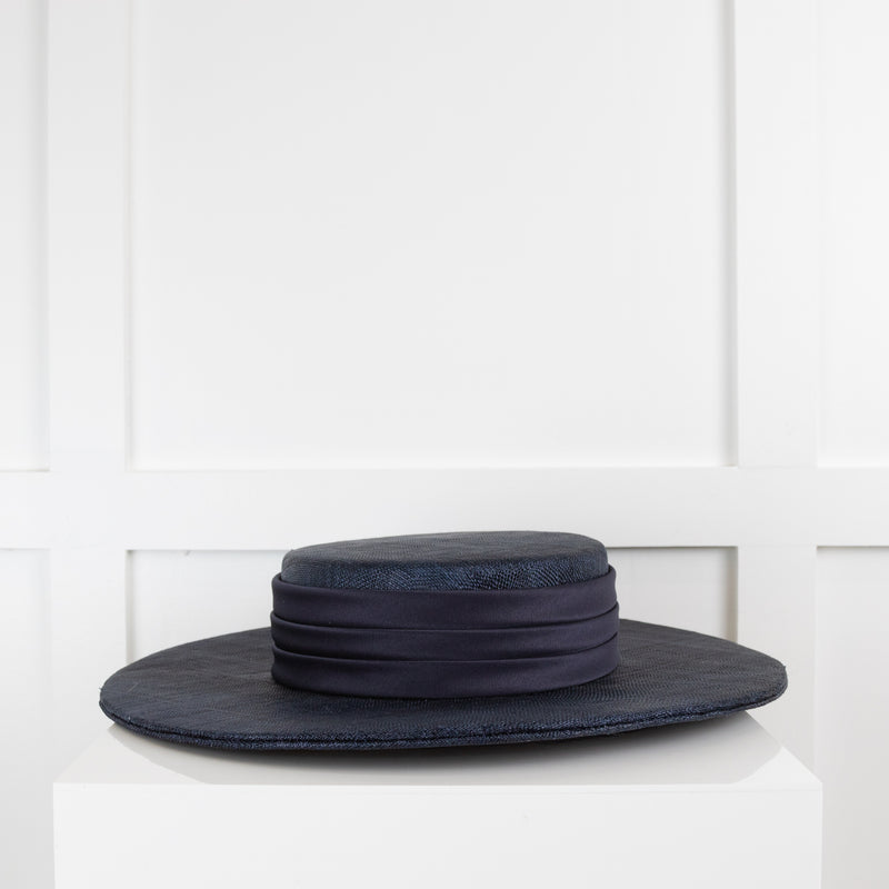 Emily London Navy Alvaro Wide Brimmed Hat