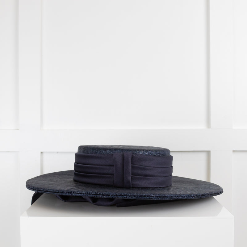 Emily London Navy Alvaro Wide Brimmed Hat