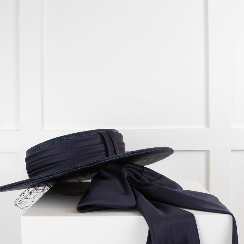 Emily London Navy Alvaro Wide Brimmed Hat