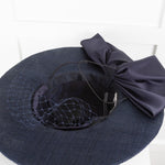 Emily London Navy Alvaro Wide Brimmed Hat