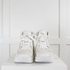 Balmain White B-Ball Leather High Top Trainers