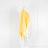 Anaak Yellow White Ombre Print Silk Wide Top