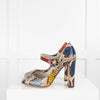 Dolce & Gabbana Multi Colour Snake Skin Heels