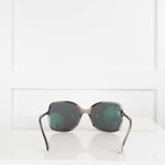 Chanel Grey Chain Link Arm Sunglasses
