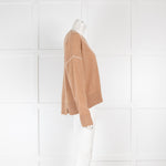 360 Cashmere Camel Short Knit