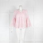 Moliin Pale Pink Broderie Anglaise Blouse