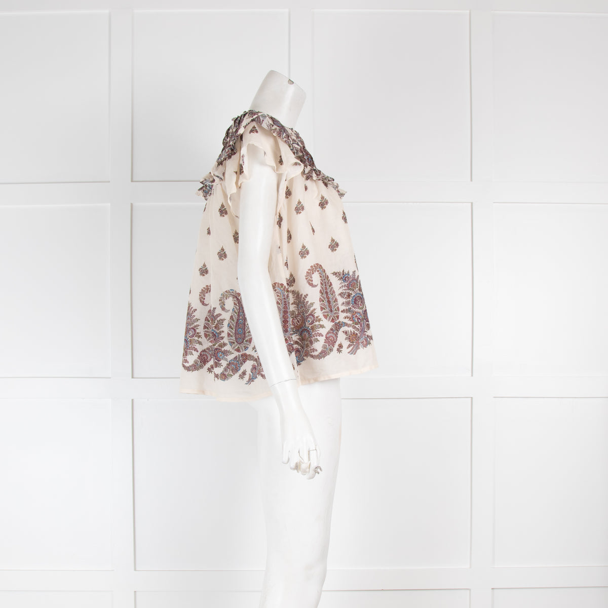 Idano Cotton Paisley Print Blouse