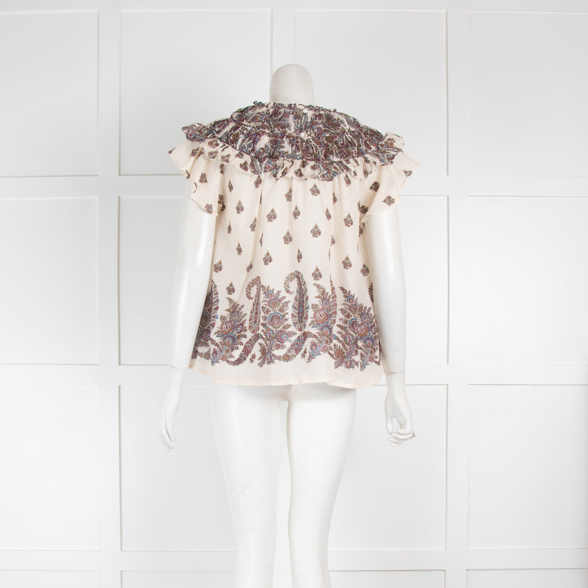 Idano Cotton Paisley Print Blouse