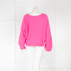 American Vintage Bright Pink Angora Knit