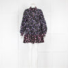 The Kooples Black Floral Mini Dress