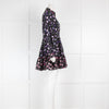The Kooples Black Floral Mini Dress